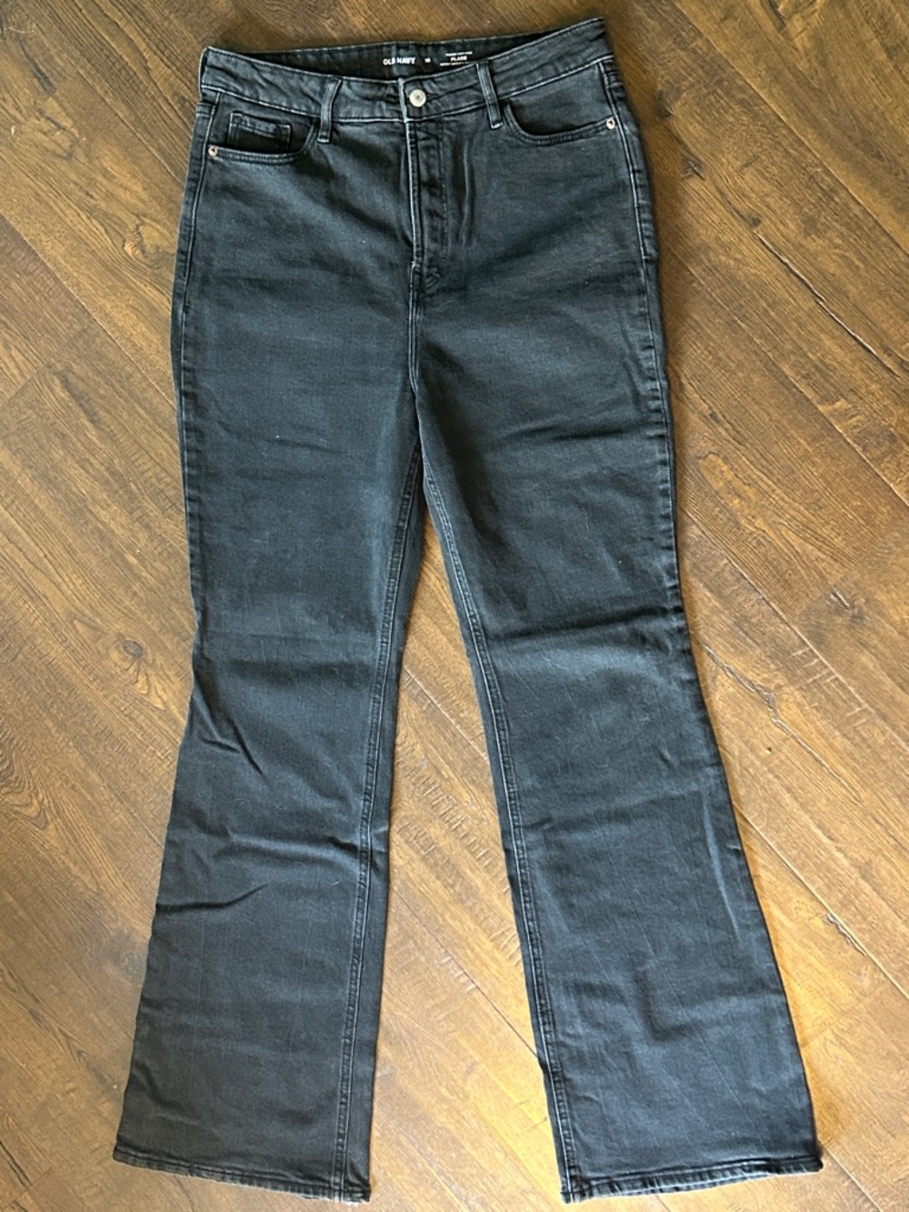 Old Navy Women's Black Wide-Leg Jeans
